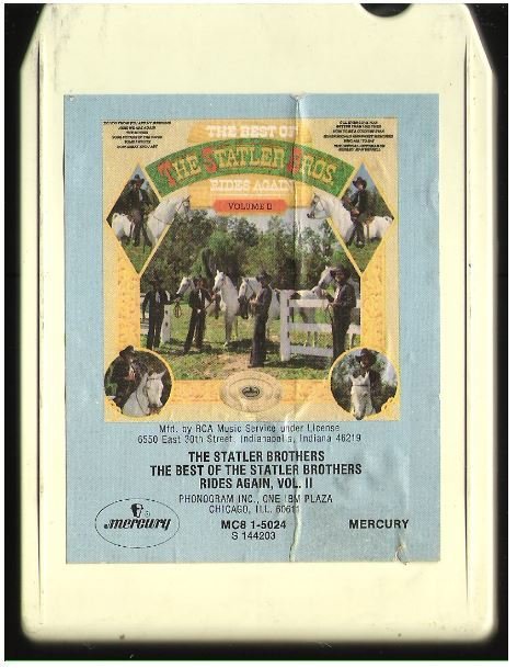 Statler Brothers, The / The Best of The Statler Brothers Rides Again - Volume II / Mercury MC8 1-5024 | 1979