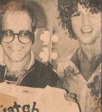 John, Elton / With Mark Fidrych, Backstage | Magazine Photo (1976)