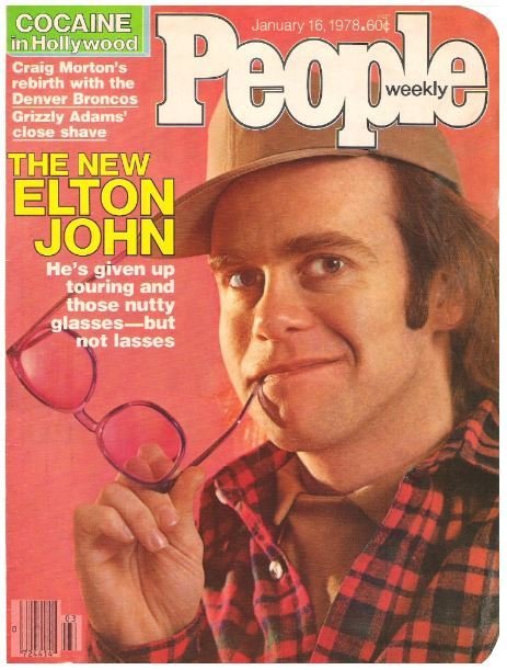 John, Elton / The New Elton John - People Cover Story | Magazine Article with 7 Photos (1978)