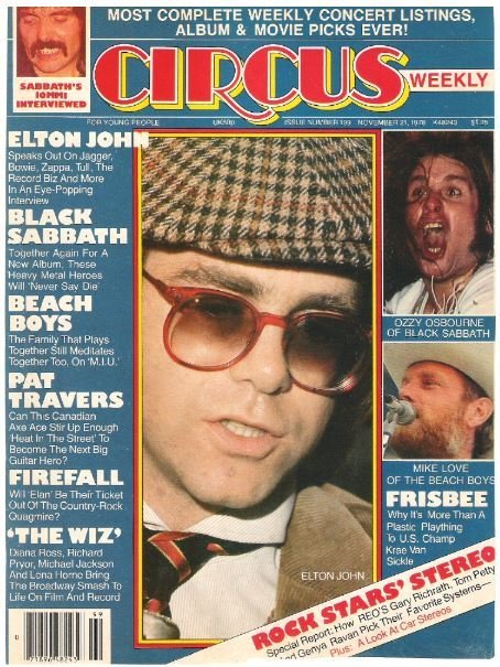 John, Elton / Elton Sounds Off | Magazine Article with 5 Photos (1978)