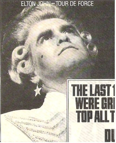 John, Elton / Tour De Force - Video Ad #1 | Magazine Ad (1987)