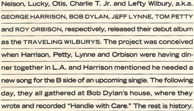 Traveling Wilburys / Released Their Debut Album (1988)
