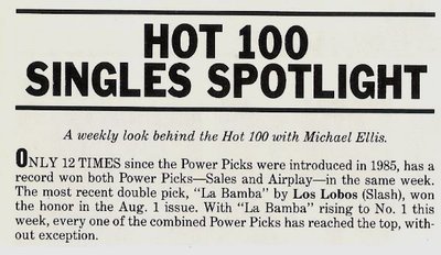 Los Lobos / Hot 100 Singles Spotlight - La Bamba (1987)