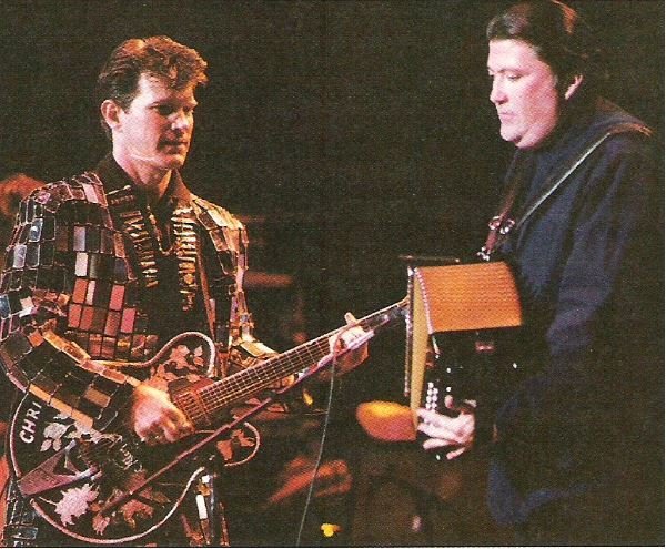 Los Lobos / David Hidalgo with Chris Isaak at Shrine Auditorium (1994)
