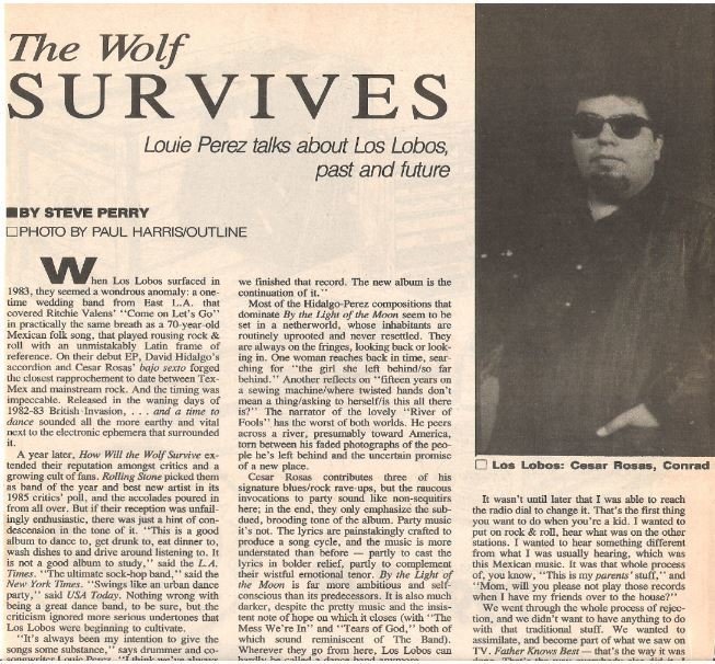 Los Lobos / The Wolf Survives (1987)