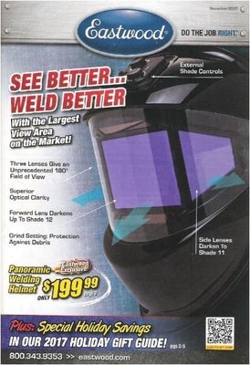 Eastwood / See Better...Weld Better / November 2017