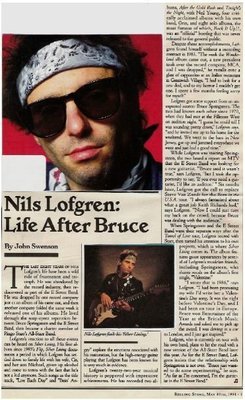 Lofgren, Nils / Life After Bruce (1991)