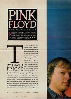 Pink Floyd / The Inside Story | Magazine Article with 6 Photos (1987)