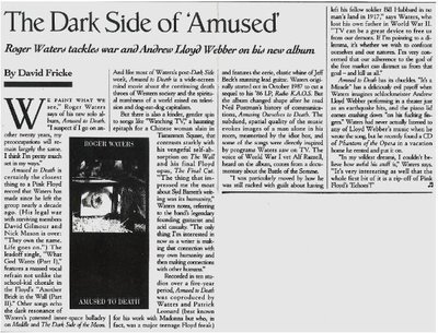 Waters, Roger / Amused To Death - Album Review #1 (1992)