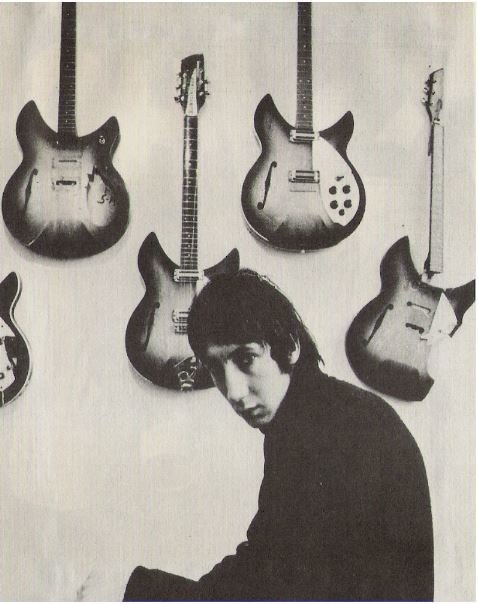 Who, The / Pete With Broken Guitars On Wall | Magazine Photo (1966)