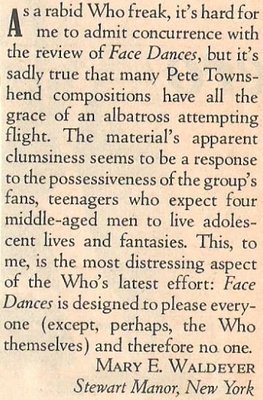 Who, The / Most Distressing Aspect (1981)