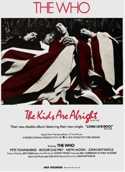 Who, The / The Kids Are Alright - Album Ad #1 | Magazine Ad (1979)