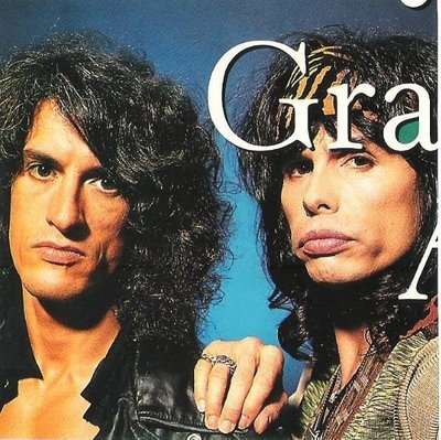 Aerosmith / Joe + Steven Closeup - Blue Background | Magazine Photo (1993)