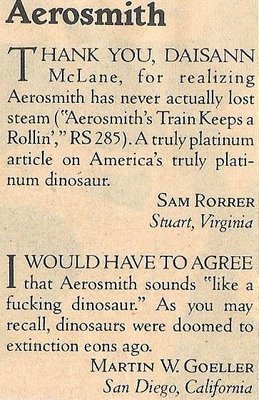Aerosmith / Truly Platinum Dinosaur | Magazine Article (1979)