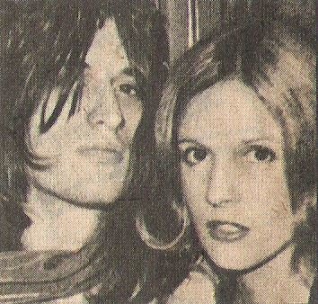 Aerosmith / Joe Perry with Wife Elyssa | Magazine Photo (1976)