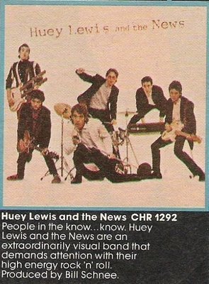 Lewis, Huey (and The News) / Huey Lewis and The News - Album Ad #1 | Magazine Ad (1980)