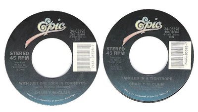 McClain, Charly / With Just One Look In Your Eyes (1985) / Epic 34-05398 (Single, 7&quot; Vinyl)