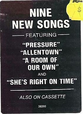 Joel, Billy / The Nylon Curtain / Columbia 38200 / Sticker / 1982 Issue