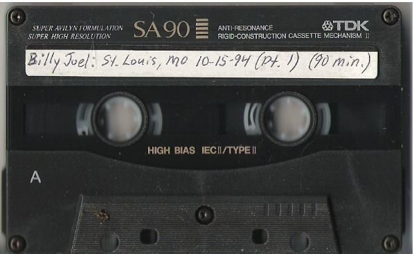 Joel, Billy / St. Louis, MO (Kiel Center) / October 15, 1994 / Part 1