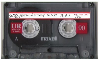 John, Elton / Berlin, Germany - April 1, 1986 | 2 Tapes