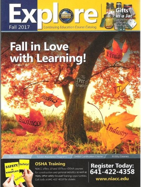 Explore (NIACC) / Fall in Love with Learning! / Fall 2017 | Catalog