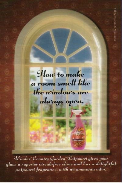 Windex / Country Garden Potpourri | 1994 | Magazine Ad