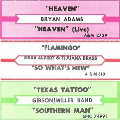 Jukebox Title Strips