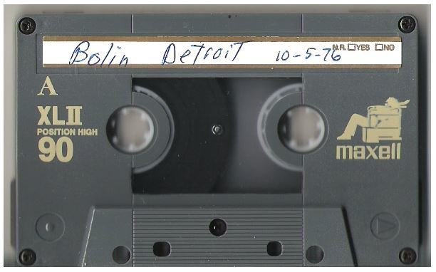 Bolin, Tommy / Detroit, MI - October 5, 1976 | The Amboy Dukes / Toronto, Canada - July 2, 1973 (Part 2)