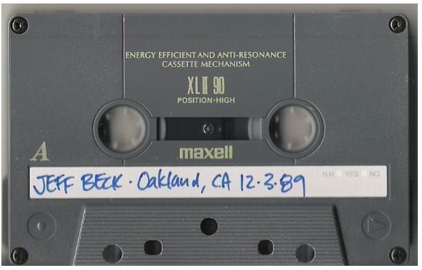 Beck, Jeff / Oakland, CA - December 3, 1989