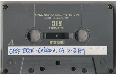 Beck, Jeff / Oakland, CA - December 3, 1989