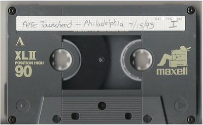 Townshend, Pete / Philadelphia, PA - July 15, 1993 | Part 1