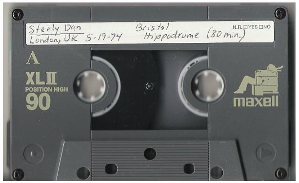 Steely Dan / Bristol, UK - May 19, 1974 | Live + Rare Cassette