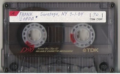 Zappa, Frank / Saratoga, NY - September 1, 1984