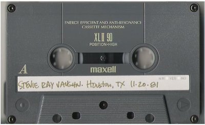 Vaughan, Stevie Ray / Houston, TX - November 20, 1981