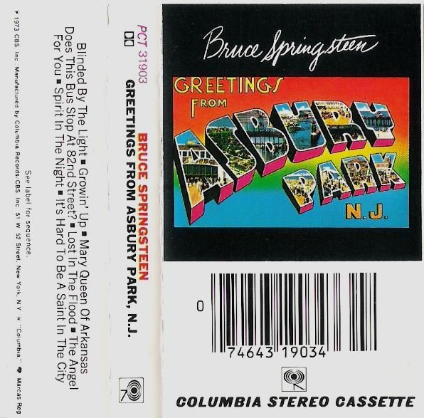 Springsteen, Bruce / Greetings From Asbury Park, N.J. / Columbia PCT-31903 | Cassette | 1973