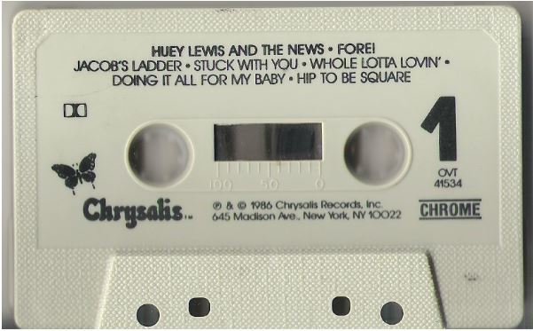 Lewis, Huey (+ The News) / Fore! / Chrysalis OVT-41534 | 1986