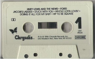 Lewis, Huey (+ The News) / Fore! / Chrysalis OVT-41534 | 1986