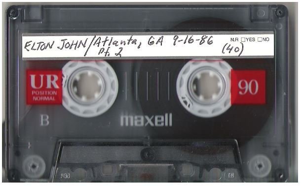 John, Elton / Atlanta, GA - September 16, 1986 | Part 2