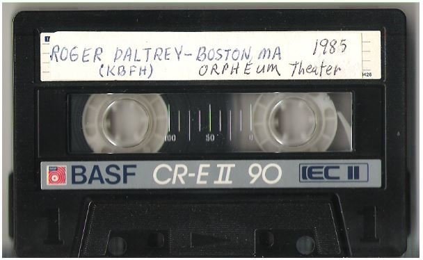 Daltrey, Roger / Boston, MA - December 8, 1985