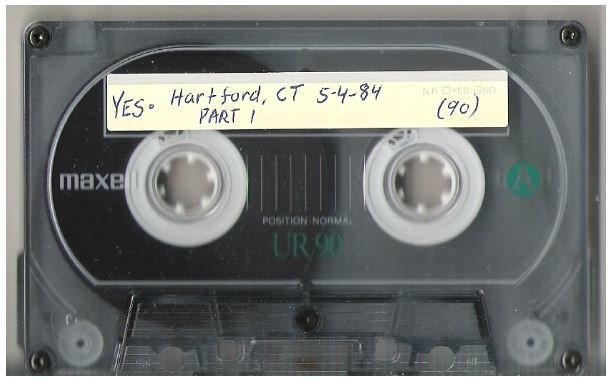 Yes / Hartford, CT - May 4, 1984 | 2 Tapes