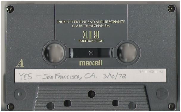 Yes / San Francisco, CA - March 10, 1972 | Live + Rare Cassette