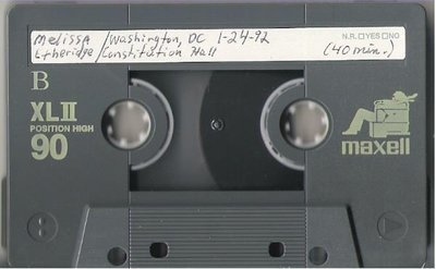Etheridge, Melissa / Washington, DC - January 24, 1992