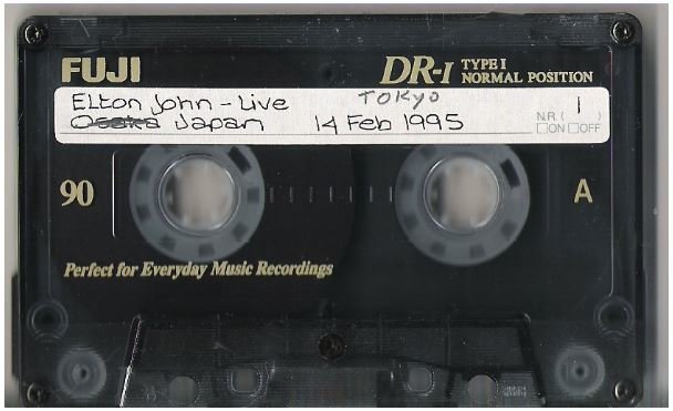 John, Elton / Tokyo, Japan (Nippon Budokan) - February 14, 1995 | 2 Tapes | with Bonus