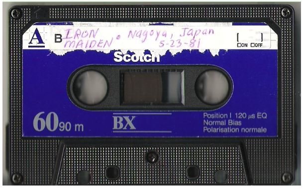 Iron Maiden / Nagoya, Japan - May 23, 1981 | Live + Rare Cassette