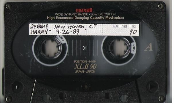 Harry, Debbie / New Haven, CT - September 26, 1989 | Live + Rare Cassette