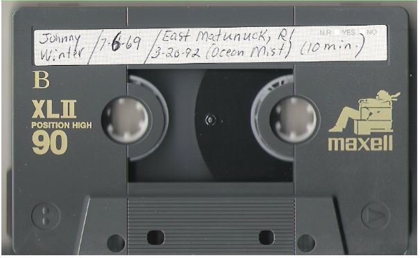 Winter, Johnny / East Matunuck, RI - March 20, 1992 | Live + Rare Cassette