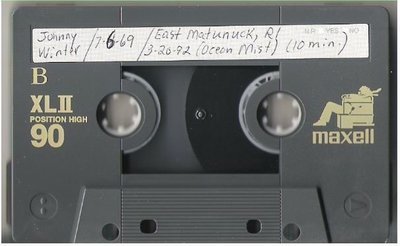Winter, Johnny / East Matunuck, RI - March 20, 1992 | Live + Rare Cassette