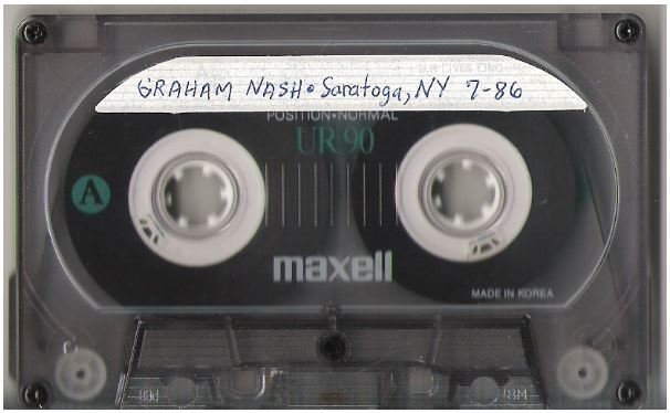 Nash, Graham / Saratoga, NY - July 24, 1986