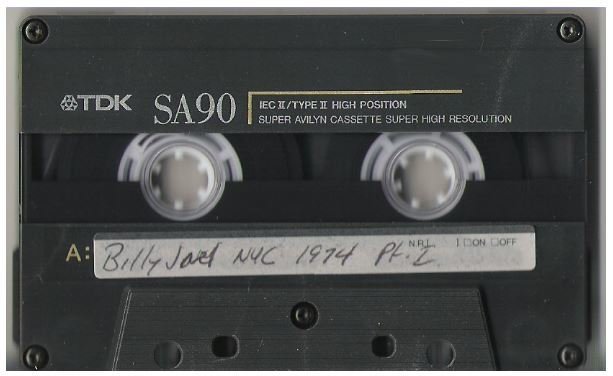 Joel, Billy / New York, NY - May 30, 1974 | Live + Rare Cassette