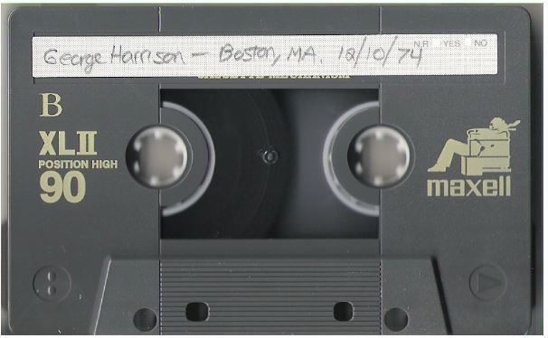 Harrison, George / Boston, MA - December 10, 1974 | Live + Rare Cassette